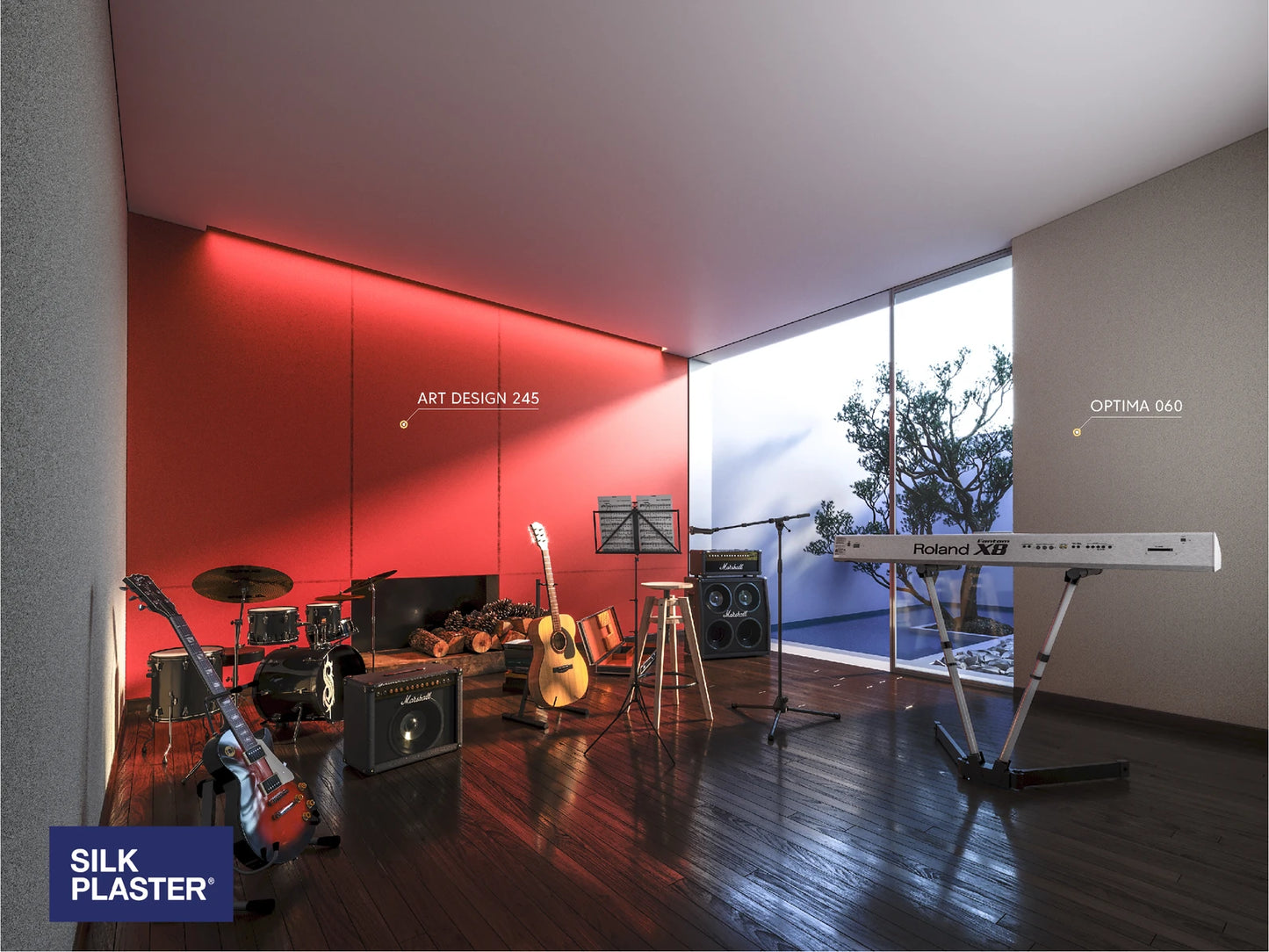 Nestemäinen tapetti Art Design 245