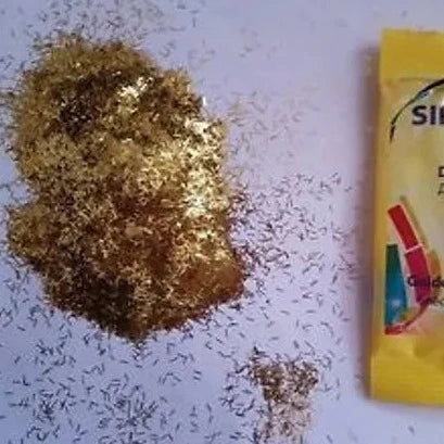 Glitter golden sticks