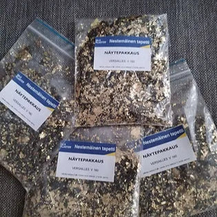 Nestemäinen tapetti näytepakkaus