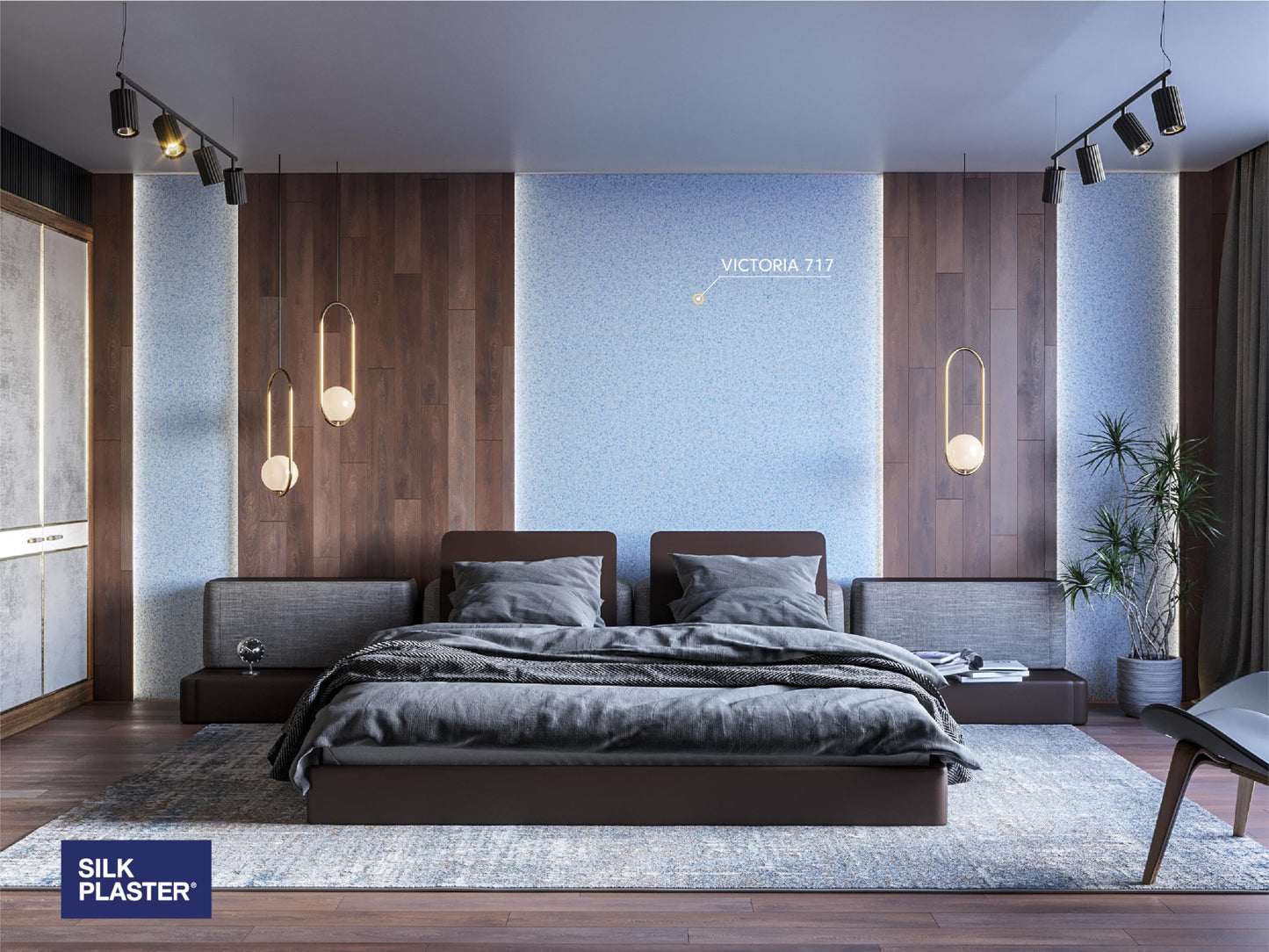 Nestemäinen tapetti Victoria 717