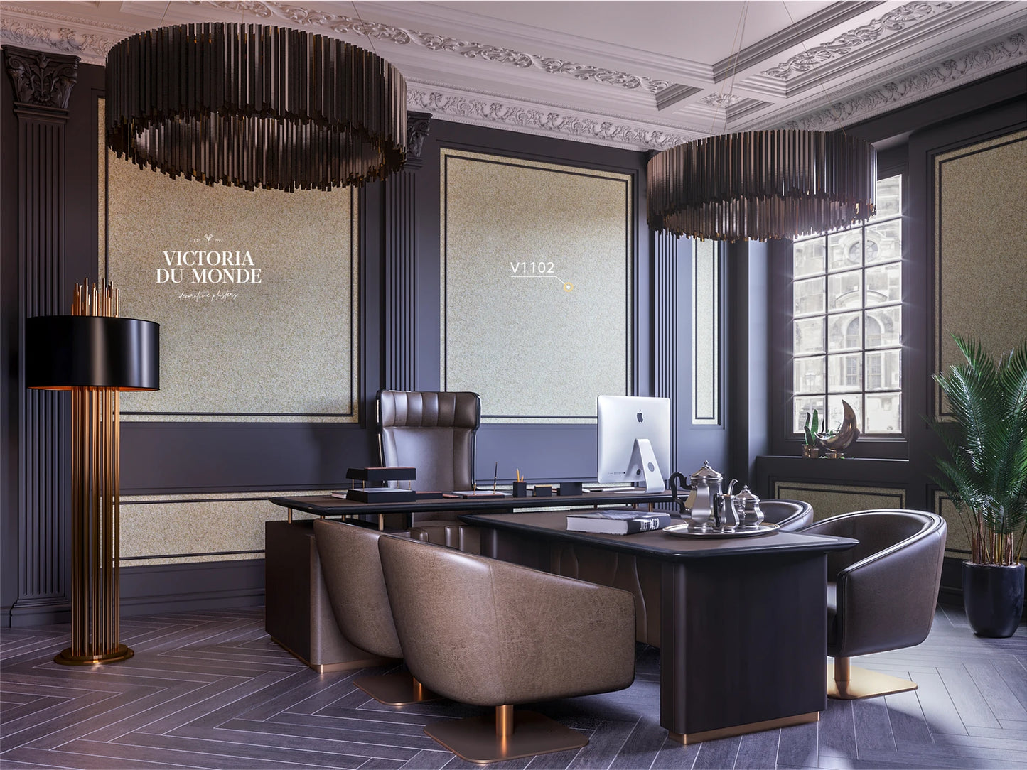 Nestemäinen tapetti Versailles V1102