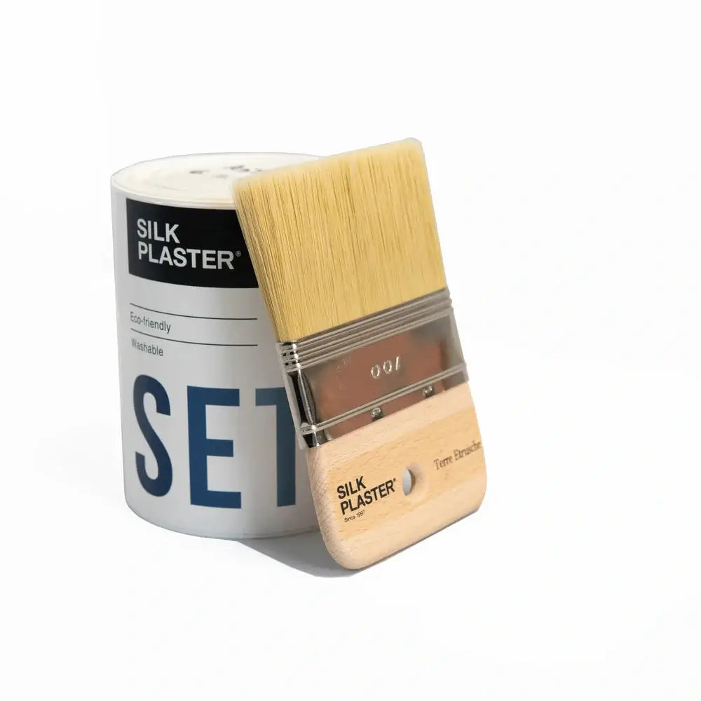Silk Plaster efektimaalin pensseli, 10 cm leveä erikoissivellin, efktimaali pensseli