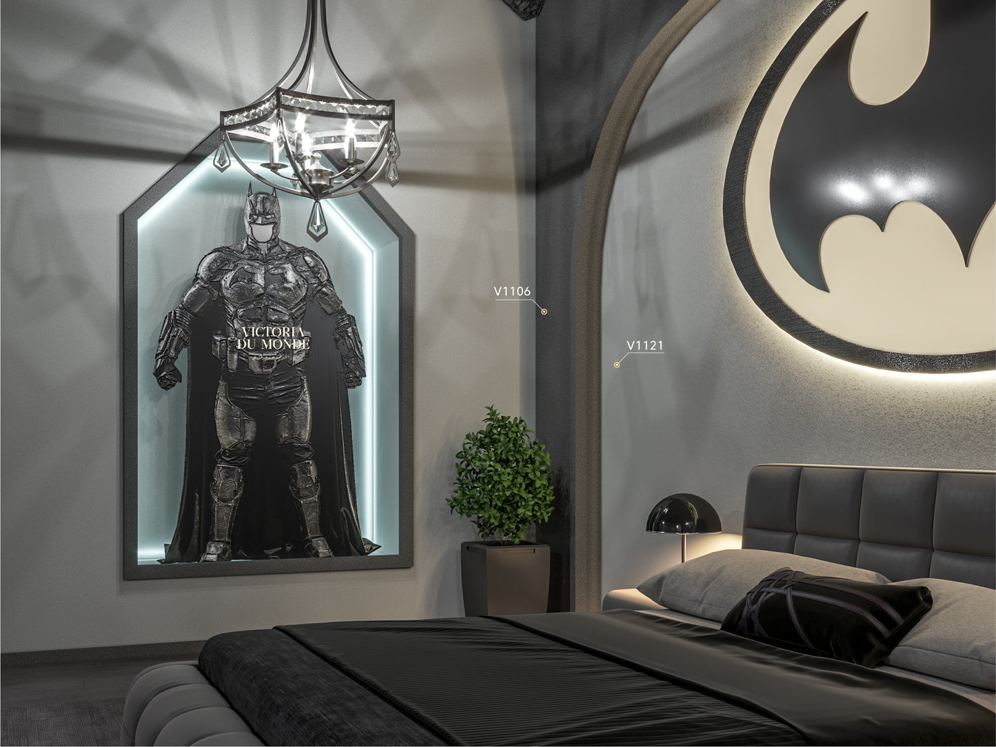 Nestemäinen tapetti Versailles V1121