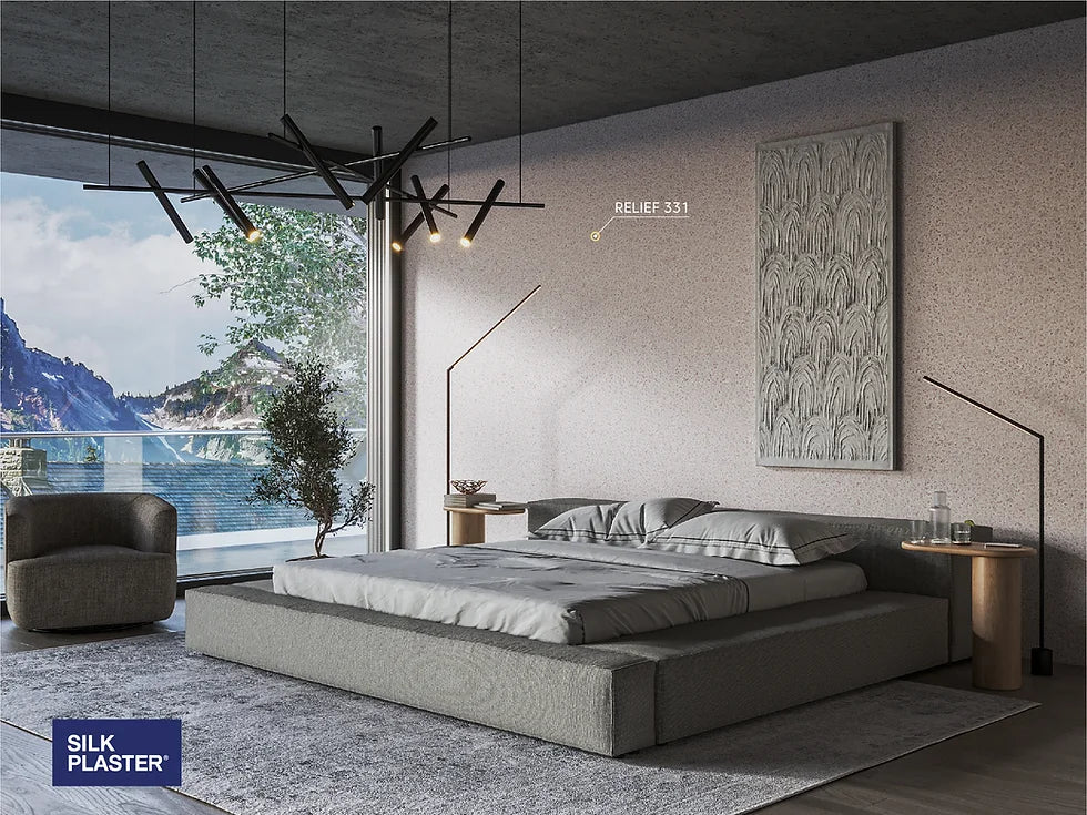 Nestemäinen tapetti Relief 331