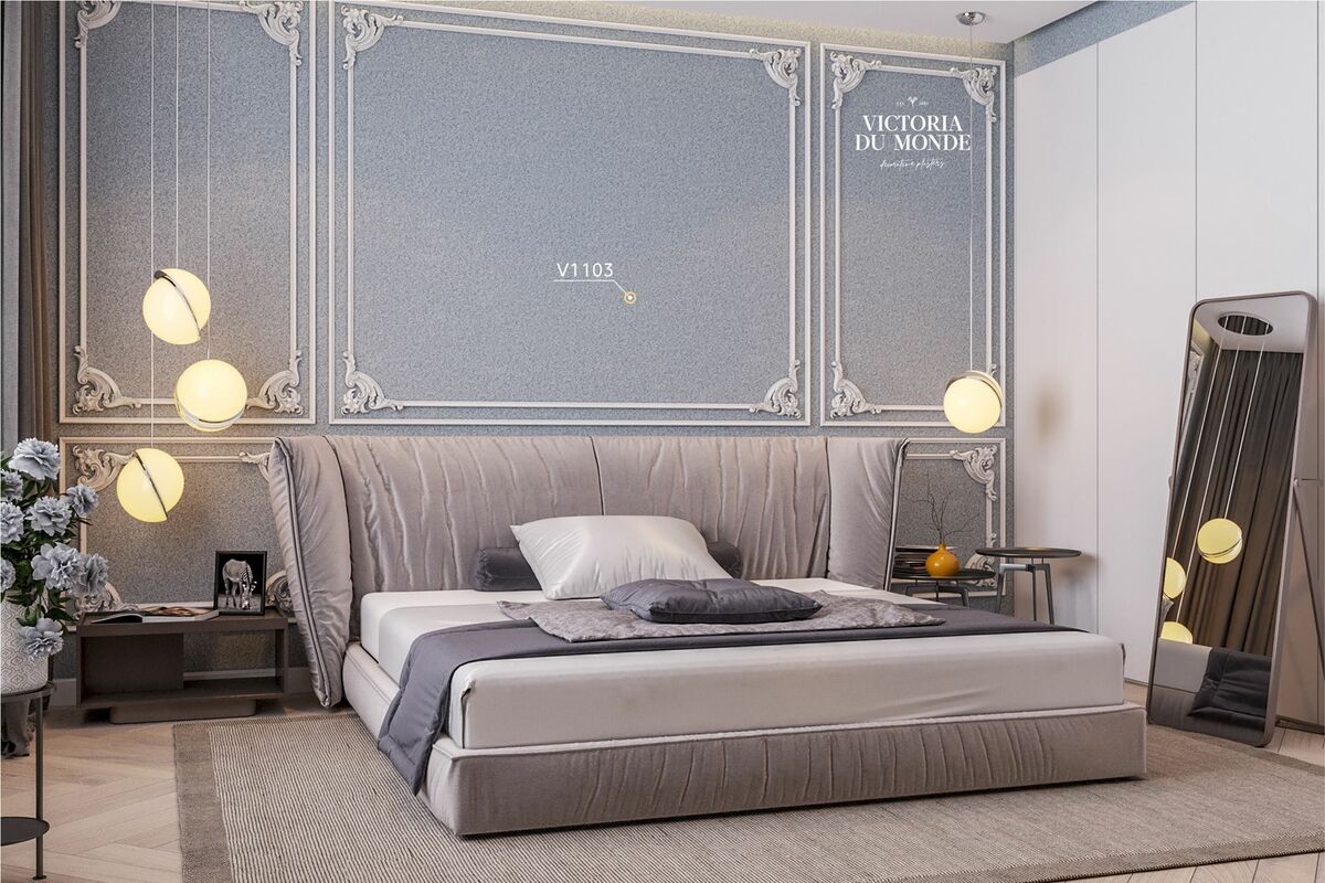 Nestemäinen tapetti Versailles V1103