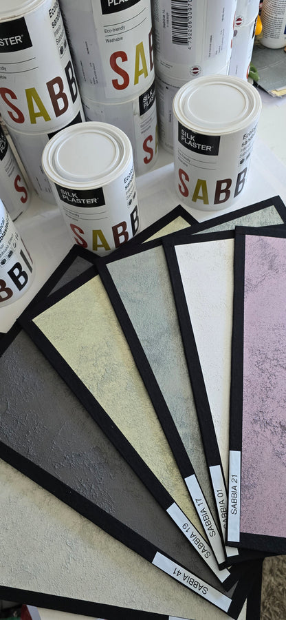Silk Plaster SABBIA metalliefektilla hiekkamaali